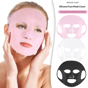 Washable Reusable Silicone Sheet Mask Cover Earloop Facial Mask Holder Prevent Essence Evaporation for Home Skin Care - Product Image 2