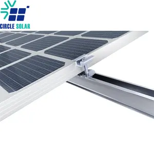 Montaje en panel solar Estructura de techo de metal Clip Bloqueo Costura de pie Gancho de techo
