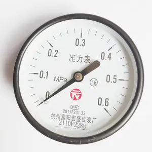 gas pressure gauge water pressure gauge bourdon tube pressure gauges Y100Z series