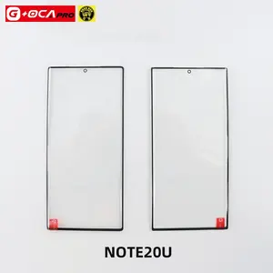 G+OCA Pro high quality For SAMSUNG Note 20 Ultra 5G 2 in 1 Glass With OCA Edge Front Panel Replacement