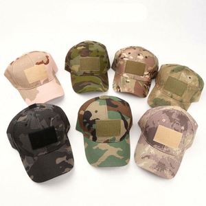 Casquette de baseball unisexe en toile à 6 panneaux pour la pêche, la chasse et les activités tactiques en extérieur, avec broderie appliquée personnalisable, vente en gros - Product Image 3