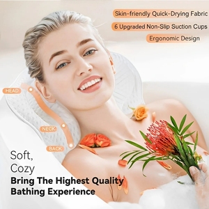 Almohada de Baño de Lujo para Aliviar el Estrés y Rejuvenecer, Almohada para Bañera con Bolsa de Lavado - Product Image 5