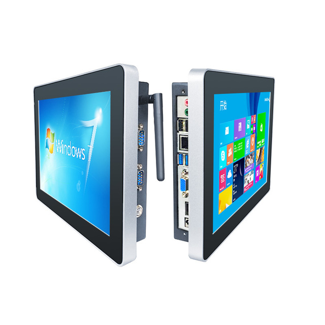CREATELY Touch Screen Industrial Panel PC High Quality Stock Celeron DualCore 4GB RAM 32G-256G SSD 5-Wire Resistive Multi-OS