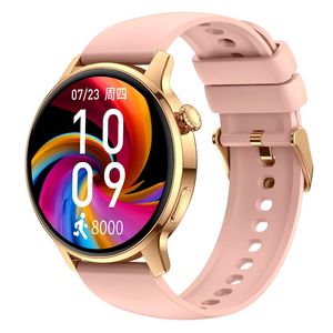 Reloj inteligente de moda para mujer S46 BT Llamadas Monitoreo DE SALUD Pantalla redonda de 1,28 pulgadas Hombres Deporte Fitness Smartwatch para Android IOS - Product Image 1
