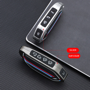 Étui de protection pour clé de voiture en alliage de zinc et gel de silice pour KIA NEW KN EV5 <span class=keywords><strong>Sportage</strong></span> R EV9 <span class=keywords><strong>GT</strong></span>-<span class=keywords><strong>Line</strong></span> Carnival, porte-clés, sac - Product Image 6