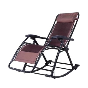 <span class=keywords><strong>Jardin</strong></span> extérieur Patio acier à bascule <span class=keywords><strong>confortable</strong></span> salon pliant inclinable chaise <span class=keywords><strong>de</strong></span> plage pliante zéro gravité chaise longue - Product Image 2