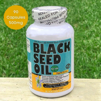 Superfood huile de graines noires vitamines et suppléments plus oméga 3 6 9 gommes à l'huile de graines noires