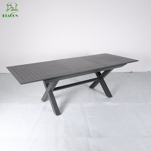 <span class=keywords><strong>Tavolo</strong></span> da Pranzo <span class=keywords><strong>Grande</strong></span> Estensibile in Alluminio per Esterni, Impermeabile, per Giardino, Ristorante, Villa di Lusso, 12 Posti, per Patio - Product Image 5