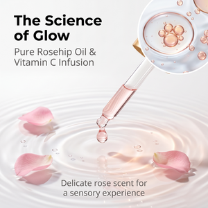 Huile Corporelle Hydratante Multi-usages à la Rose et aux Huiles d'Amande Douce, à la Rose Musquée, pour Peau, <span class=keywords><strong>Cheveux</strong></span> et Ongles – Marque Blanche - Product Image 5
