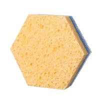 Nouvelle arrivée : Éponge de nettoyage de cuisine biodégradable naturelle, éponge filtrante en cellulose compostable, tampon à récurer durable, mousse riche