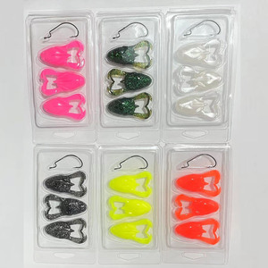 Leurre de pêche flottant en TPE, appât souple flottant, 5cm, 9g, 3 pièces, leurre souple en caoutchouc - Product Image 6