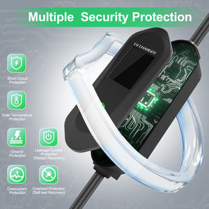 J1772 Tipo <span class=keywords><strong>1</strong></span> Cargador EV portátil 16A Enchufe de alimentación 3.5KW 110V-240V Aplicación Uso en el hogar Cargador de coche con enchufe Schuko - Product Image 2