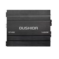 Amplificateur de voiture Oushida classe D en aluminium, amplificateur audio de voiture, mono canal 600W