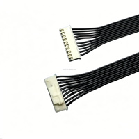 Rangkaian Kabel Harness Konektor Custom JST PH XH GH ZH SH Molex Dupont SUR dengan Pitch 0.8-2.54mm, 1-40 Pin untuk Perkabelan Elektronik