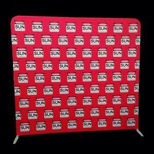 Top Selling Portable Trade Show Backdrop Stand Aluminium Frame Step and <b>Repeat</b> Banner Stand - Product Image 4
