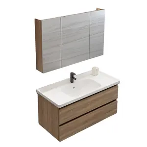 カウンター洗面台キャビネット洗面台バスルームキャビネットの上の豪華な新しいデザイン
