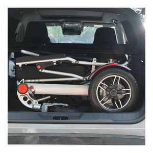 Caremoving sillas de ruedas eléctricas inteligentes ligero automático plegable todo terreno silla de ruedas eléctrica motorizada batería - Product Image 2