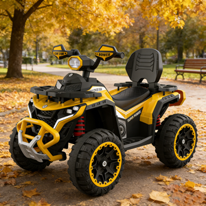 <span class=keywords><strong>Quad</strong></span> électrique pour enfants <span class=keywords><strong>12V</strong></span> 7Ah, 4 roues motrices, 390*4 moteurs, télécommande 2.4G, avec lumières LED et musique - Product Image 5