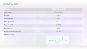 [HOSOME] Fotoiniciador EDB EDAB/4-dimetilaminobenzoato de Etilo como Potenciador de Aminas Terciarias para Curado UV Cas 10287-53-3 - Product Image 2
