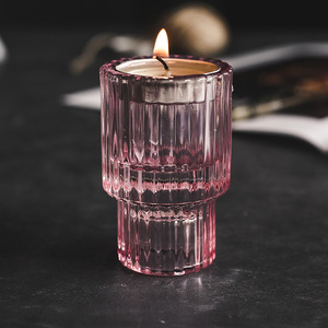 Candelabro <span class=keywords><strong>de</strong></span> cristal con forma <span class=keywords><strong>de</strong></span> flor <span class=keywords><strong>de</strong></span> loto y Círculo Ornamental - Product Image 3