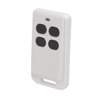 Control Remoto para Puerta de Garaje de 2/4 Botones, Alta Potencia, Largo Alcance, Código Variable HCS301, con Luz Indicadora LED, Plástico y Metal YET2208