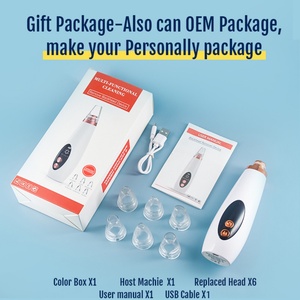 Nettoyeur de pores facial électronique, aspirateur pour le visage, nettoyage en profondeur des pores, élimination de l'acné et des boutons, aspirateur facial pour les comédons - Product Image 4