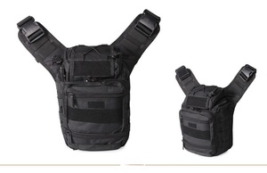 <span class=keywords><strong>Bolso</strong></span> táctico cruzado para el pecho, <span class=keywords><strong>bolso</strong></span> de hombro multifuncional de tela Oxford para exteriores, resistente al desgaste, impermeable, bolsa para equipo de ventilación - Product Image 6