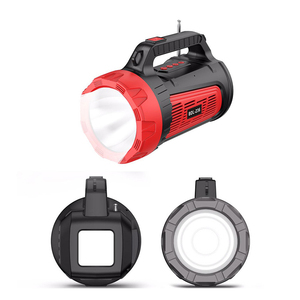 Linterna LED Solar Recargable, Linterna de Largo Alcance, Altavoz Bluetooth Portátil, Radio <span class=keywords><strong>FM</strong></span>, Reproductor de <span class=keywords><strong>M</strong></span>úsica para Camping - Product Image 5