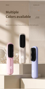 Peigne à cheveux sans fil, mini, léger, portable, lisseur sans fil alimenté par batterie, ions négatifs - Product Image 2