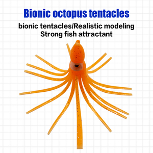 Señuelos de Pesca de Calamar Luminosos con Escamas, Señuelos de Arrastre de <span class=keywords><strong>Pulpo</strong></span>, Cebo Blando para Pesca - Product Image 2