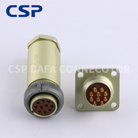 Conector de 10 Pines PC-10, Conector Cilíndrico de Alta Temperatura, Estándar Ruso