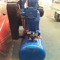 Petit compresseur à piston à entraînement par courroie à deux étages, compresseur d'air portable de 3 CV (2,2 kW) avec réservoir de 100 L