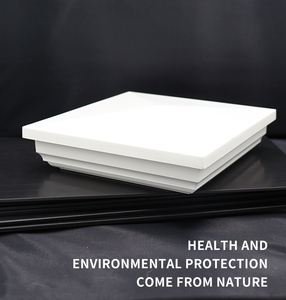 Anh 5 In. X 5 Trong. Trắng PVC Hàng Rào Bài <span class=keywords><strong>Cap</strong></span> Hàng Rào, Trellis & Gates Longjie Áp Lực Thiên Nhiên - Product Image 6