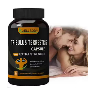 WELLBODY Tribulus Terrestris Capsules de Haute Qualité Homme Femme Test Boost <span class=keywords><strong>Max</strong></span> pour Adultes - Product Image 1