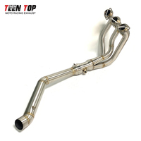 Tuyau d'échappement de système d'échappement inoxydable de moto Teentop pour échappement Yamaha MT09/MT09 Tracer XSR900 TRACER 900/GT