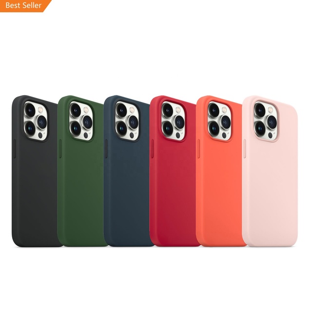 For Iphones Cases Wholesale Luxury Colors Phone Case Silicon Original for iPhone 14 13 Pro Max Waterproof Silicon Magnetic Cases