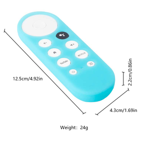 Funda protectora de silicona para <span class=keywords><strong>Google</strong></span> para <span class=keywords><strong>Chromecast</strong></span> SmartTV Control remoto Durable antideslizante Funda impermeable a prueba de golpes - Product Image 2