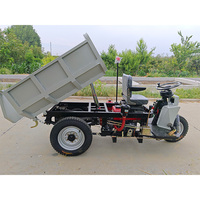 Camion benne minier diesel Inca Rock 1T, véhicule tout-terrain à trois roues avec moteur et boîte de vitesses