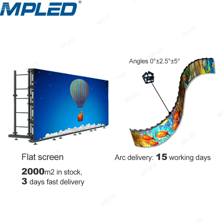 MPLED P2.9 P3.9 P4.8 Portable Church Stage Backdrop Led Screen Display P4 P2 P3 Outdoor Indoor Led Video Wall Screen