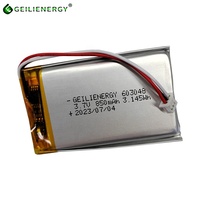 Lumière de vélo lumière LED GPS Lipo batterie 300mah 503035 702032 602030 batterie li-polymère 3.7v batterie au Lithium