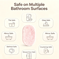 Tablettes nettoyantes multi-usages pour salle de bain, écologiques, pour robinets, miroirs, carreaux et nettoyage des toilettes