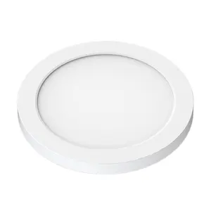 Lampu Panel Led Flush Mount, Lampu Plafon Retro Fit Bulat Bisa Disesuaikan 5CCT dengan ETL ES JA8, 4 Inci 6 Inci