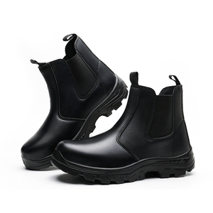 ZL221-1 Chaussure de Sécurité Noire à Embout en Acier, Sans Lacets, Prix Abordable - Product Image 3