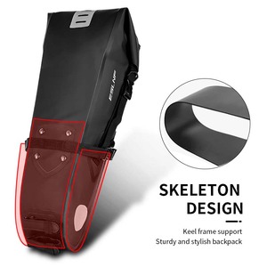 ESLNF Fahrrad-Satteltasche mit großem Fassungsvermögen, wasserdicht, reflektierend, für Mountainbikes und Rennräder - Product Image 4