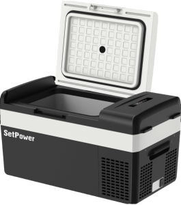 Taşınabilir 25L elektrikli soğutucu buzdolabı RF25 USB 12/24V pil güç App kontrol araba buzdolabı seyahat kamp RV için açık kullanım - Product Image 2