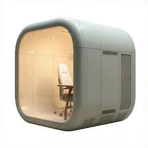 Cabina de Oficina Prefabricada Insonorizada para Reuniones, Cabina Telefónica para Llamadas Privadas y Trabajo, Cabina Acústica Removible para Oficina - Product Image 1