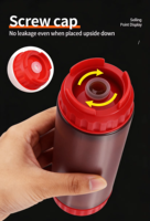 Botol Saus HDPE FIFO dengan Katup Silikon, Mulut Lebar, Dispenser Bumbu untuk Kecap dan BBQ dengan Cetak Logo Kustom