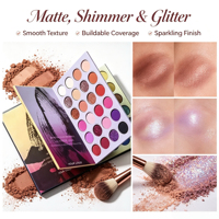 24 Warna Krim Alis Alami Matte Shimmer Glitter Berpigmen Tinggi Tahan Lama Vegan 8G