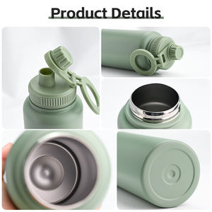 Custom 1L 32oz Double Wall Vacuum Flask Insulated Stainless Steel Magnetic Magsafe BPA Free Sport Water Bottle Phone Holder - Product Image 5