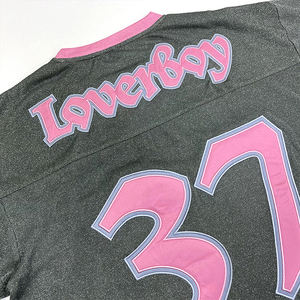 Camiseta de fútbol americana clásica de calle personalizada, camiseta de fútbol extragrande con logotipo bordado sublimado - Product Image 6